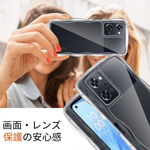 OPPO Reno9 A ケース/OPPO Reno7 クリア 全面保護 OPG04 スマホケース