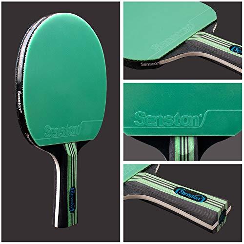 Senston 卓球セット 卓球ラケット 2本、ポータブルバッグ1個 、ピンポン球3個 つ 初心者 中高級プレイヤーのトレーニング、試合 |  | 02