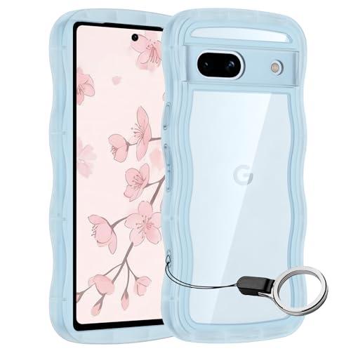 HILEGENER for Google Pixel 6A かわいい ケース うねうね 耐衝撃