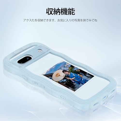 HILEGENER for Google Pixel 6A かわいい ケース うねうね 耐衝撃