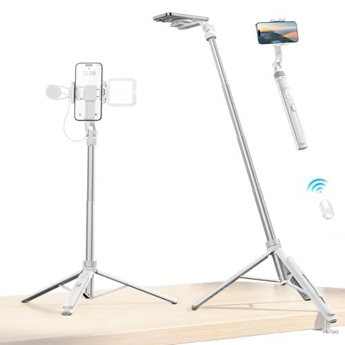 Ulanzi 自撮り棒 Magsafe用 2in1 スマホ 三脚 じどり棒 オーバーヘッド スマホスタンド iPhone/android対応 コ | 