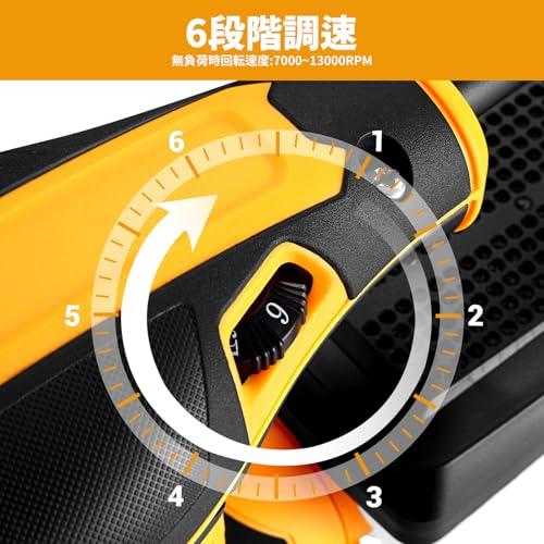 DEKOPRO ランダムサンダー 電動 サンダー 300W 14000RPM 電動サンダー