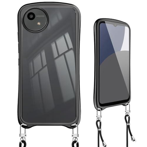 AQUOS wish4 ケース ショルダー クリア アクオスウィッシュ4 カバー