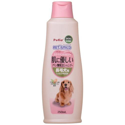 ペティオ (Petio) ペッツスマイルド 肌に優しい アミノ酸配合シャンプー ベビーシャボンの香り 長毛犬用 350ml | 