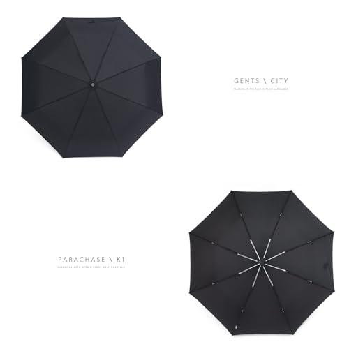 PARACHASE 折りたたみ傘 自動開閉 大きい メンズ 耐風 弧長140cm 直径122cm ゴルフ傘 ワンタッチ 風に強い グラスファイバ |  | 01