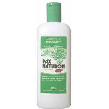 パックスナチュロン 400番 (食器洗い石けん) 500ml キッチン 洗剤 無添加 天然由来100% オーガニック 太陽油脂 | 