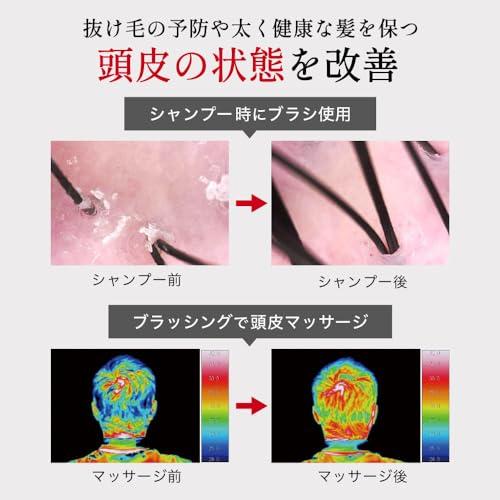 貝印 KAI ヘアブラシ ドクターズスカルプケアブラシ レギュラー 頭皮ケア ピンク KQ1600 |  | 02