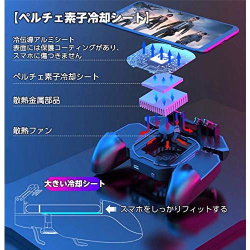 ZenCT コントローラー ６本指操作 ヒートシンク 冷却装置搭載 クリップ式 スマホ トリガー 荒野行動 PUBG Mobile フォートナイ |  | 01