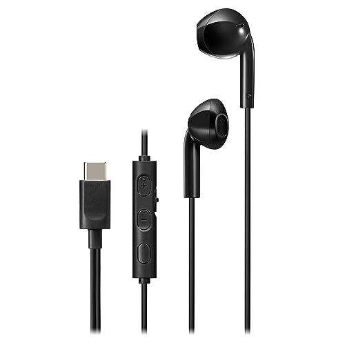 JVCケンウッド JVC HA-FR17UC-B イヤホン 有線 マイク付き タイプC 開放型 USB Type-C 1.2m ブラック HA- | 