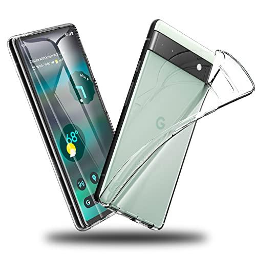 Google Pixel 6a 用 ケース クリア 薄型 ドイツバイエル製TPU素材 超耐