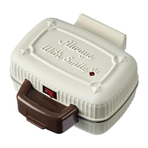 recolte レコルト プレスサンドメーカー ミニ ホットサンドメーカー 電気式 1枚用 耳まで焼ける かわいい コンパクト 使い方簡単 耳圧 | 