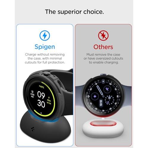 Spigen Pixel Watch 4 45mm ケース スリム シンプル 軽量 保護カバー 