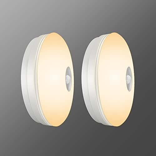 ArcLight 人感センサーライト LEDライト シーリングライト 小型 1100lm 電球色 天井照明器具 おしゃれ 玄関 門灯 廊下 台所 | 