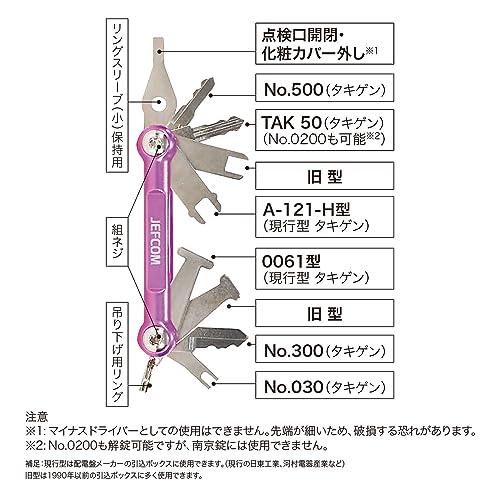 ジェフコム(Jefcom) 盤用マルチキー 配電盤・分電盤・点検口 BMK-9 |  | 02