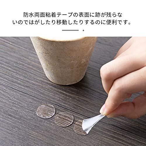 SoeKewo 両面テープ 超強力 丸型 30mm はがせる 両面シール 粘着 透明 生活品 DIYホビー 工業部品の接着に 作業 業務 120 |  | 02