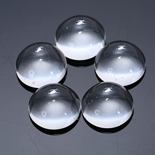 ガラスカボション 半球ガラス ラウンドビーズ 12mm DIY ハンドメイド ジュエリー用 透明ドーム 拡大レンズ効果 アクセサリーパーツ 20 |  | 01