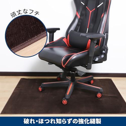 ZPAI ゲーミングチェアマット フランネル素材 130×160cm デスクチェア