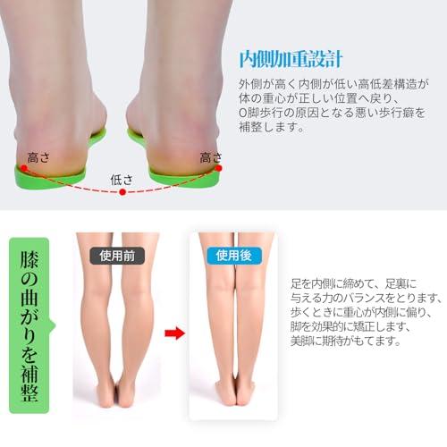 インソール O脚矯正 中敷き 土踏まず 扁平足 アーチサポーター ピットソール 足底筋膜炎 O脚X脚 姿勢矯正 疲れない 人間工学 衝撃吸収 ひ |  | 01
