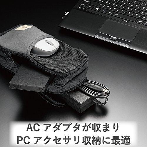 エレコム ガジェットポーチ ガジェット ポーチ 収納ポーチ バッグインバッグ 3ポケット ストレッチ素材 軽量 ブラック BMA-GP10BK |  | 01