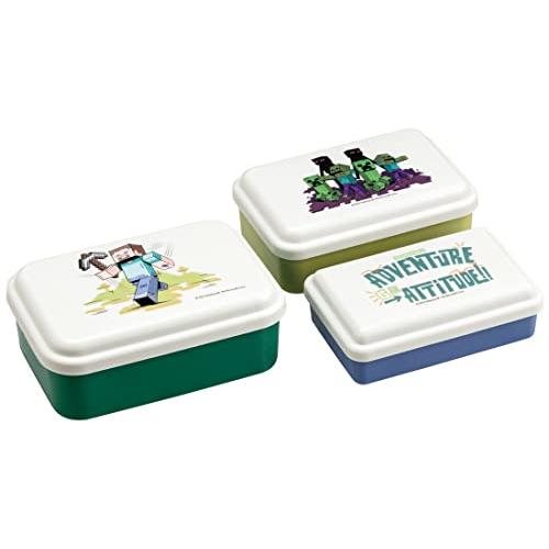 スケーター(Skater) 抗菌 シール容器 保存容器 マインクラフト エクスプローラー 3個セット 日本製 SLUS3AG-A | 