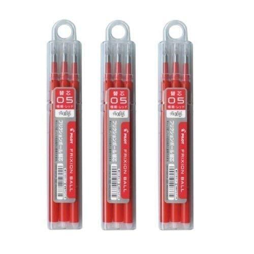 パイロット フリクションボール 0.5mm 替え芯 レッド 3本入 3個セット |  | 01