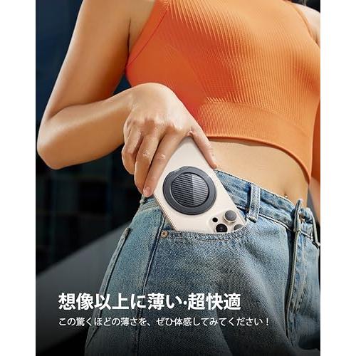 2025革新傑作&MagRing Slim Andobil スマホリング magsafe マグセーフ リング 薄型 極薄2.5mm・超?磁力・縦 |  | 02
