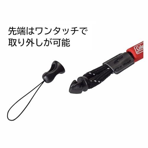 [エツミ] Coleman (コールマン) コラボレーションモデル ネックストラップ ロープストラップ ネックタイプ 先端取り外し ブラック V |  | 01