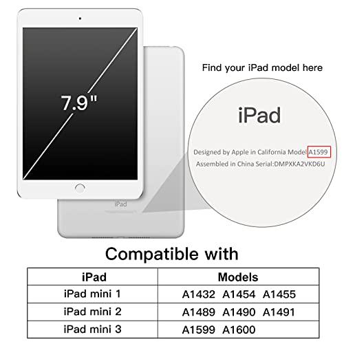 JEDirect iPad mini 1 2 3 ケース 三つ折スタンド オートスリープ機能 (ミスティブルー) |  | 01