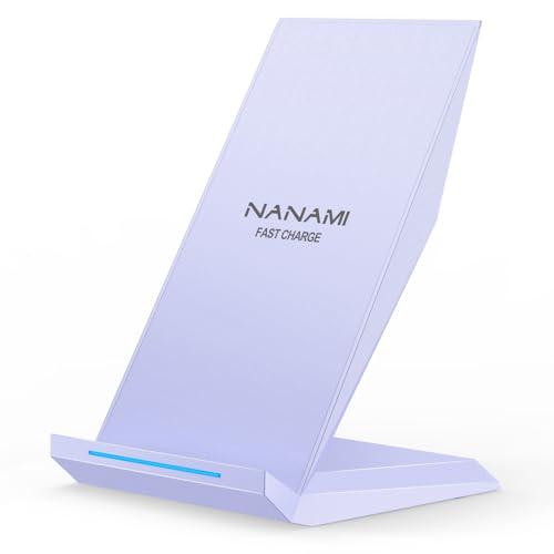 NANAMI ワイヤレス充電器 Qi認証 iPhone 16/15/14/13/12/11/SE/8シリーズ Galaxy S24/S23/S2 | 