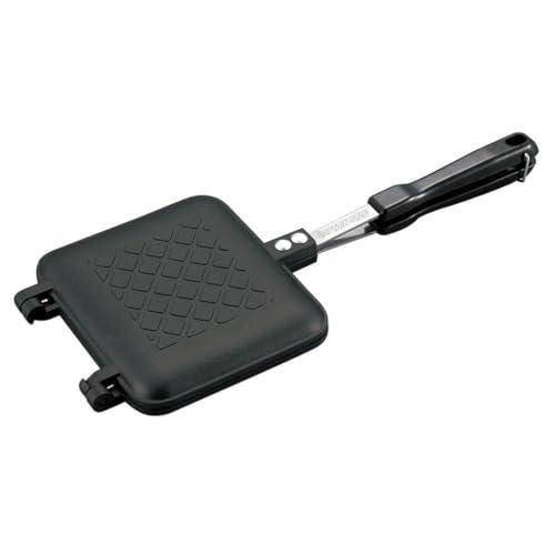 キャプテンスタッグ BBQ用 キャスト アルミホットサンドトースター 直火 トーストメーカーUG-3005 | 