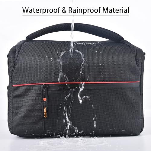 FOSOTO DSLR一眼レフカメラケース ショルダーバッグ デジタルカメラ用 Ｌサイズ大容量 収納スペース &仕切り付き 様々なカメラに対応 |  | 02