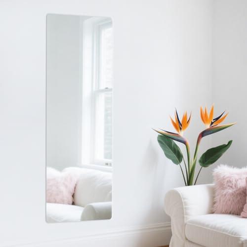 ANDWINT 姿見鏡 割れない鏡 貼る鏡 サイズ40cmx120cm 全身鏡 どこでも貼れる 飛び散れない 穴あけ不要 壁掛け ドア裏 クロー | 