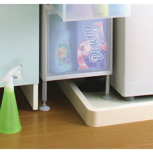 ライクイット ( like-it ) 段差がまたげる アジャスター 4個セット (ライクイット製品・吉川国工業所製品 専用) シルバー 取付け時 |  | 01