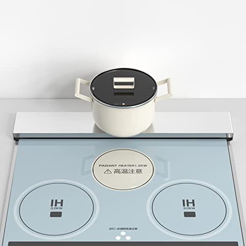 排気口カバー フラット ステンレス ロータイプ 60cm コンロ奥ラック Aeemrn コンロカバー 薄型 排気構カバー キッチン ガスコンロ | 