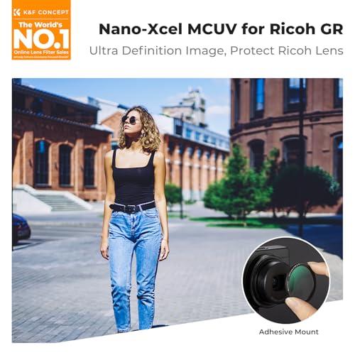 K&F CONCEPT UVフィルター Ricoh GR II III IIIx HDF GR4 対応 保護