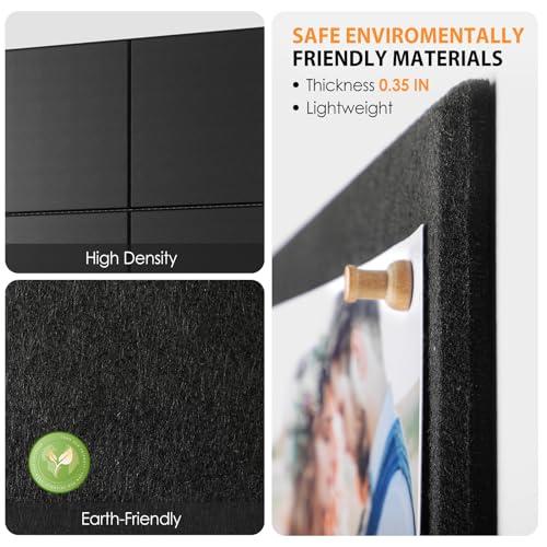 MaxGear コルクボード 60x90cm 壁に貼るフェルトボード 押しピン付き 多機能 掲示板 伝言板 写真壁 案内板 室内装飾 メモボード |  | 01