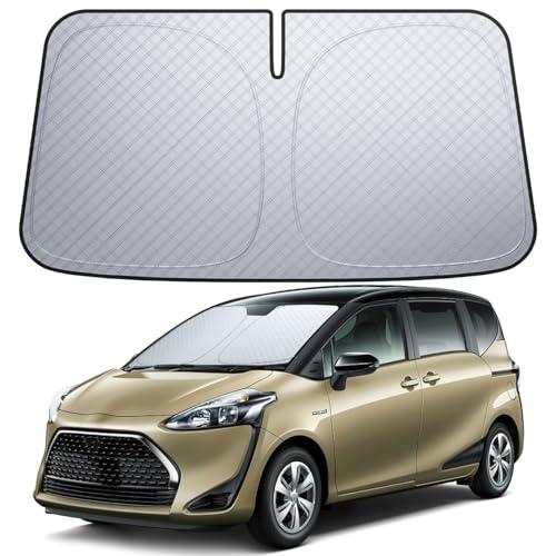 6層断熱素材 Lamicall トヨタ シエンタ 170系 フロントガラス サンシェード: 車サンシェード 日除け 車 クルマ フロントサンシェ | 