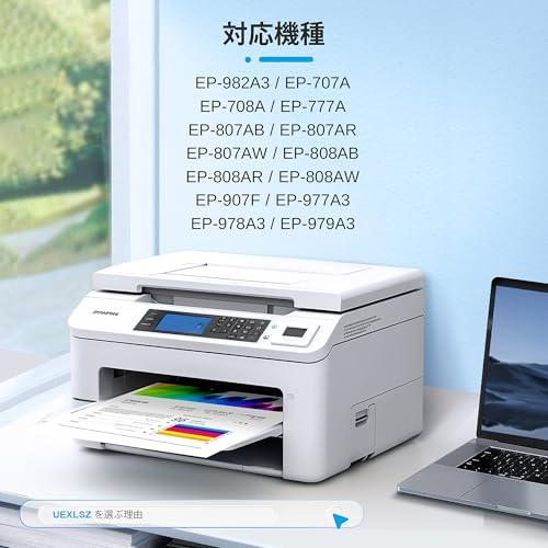 Uexlsz IC6CL80L インク とうもろこし Epson用 インクカートリッジ