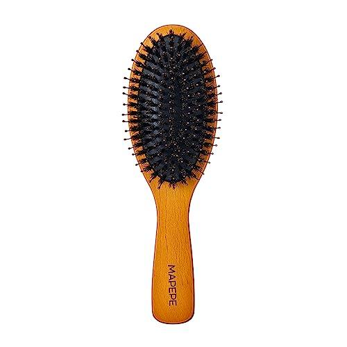マペペ つやつや天然毛のミックスブラシ ブラウン 1個 |  | 01