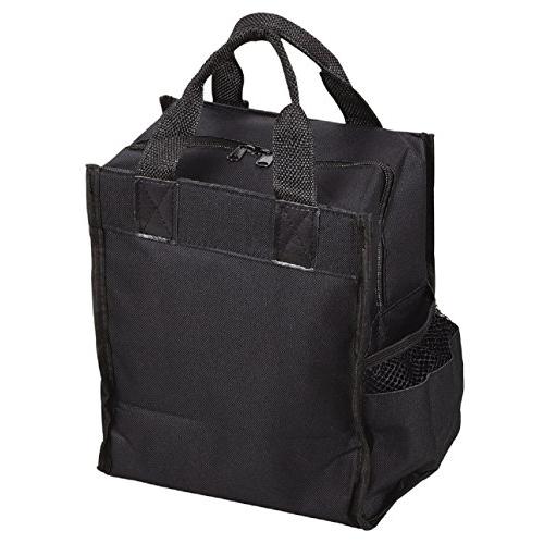 パール金属 ランチジャー・ボトル用バッグ ブラック 22.5×15×26.5cm(持ち手含まず) オクタス HB-3899 | 