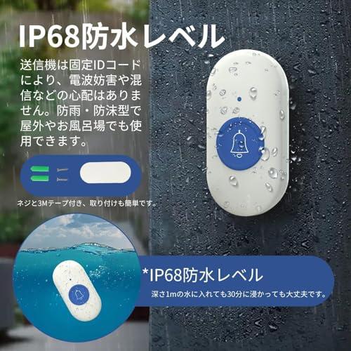 受信機X2個+送信機X4個・特別養護老人ホーム指定用品呼び出しベル