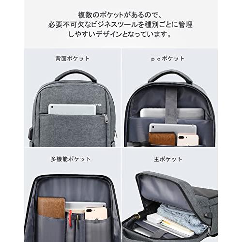 HOMIEE] リュック ビジネスリュック メンズ 通学 通勤 バックパック 