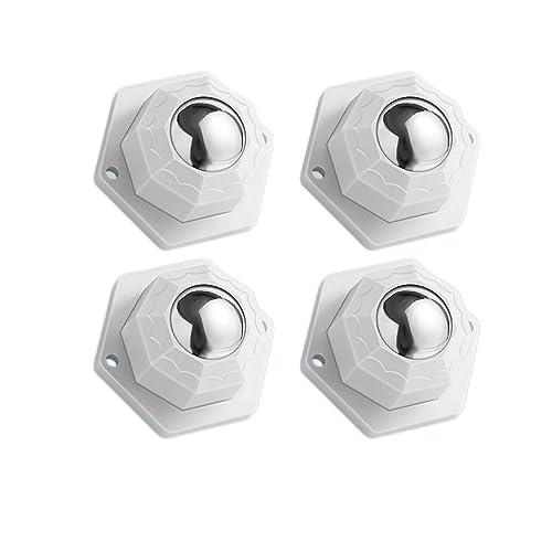 キャスター 粘着テープ式 4個セット 家具移動キャスター貼るだけキャスター 360度回転粘着ホイール耐荷重約30kg 静かに移動家具 ゴミ箱ホイ | 