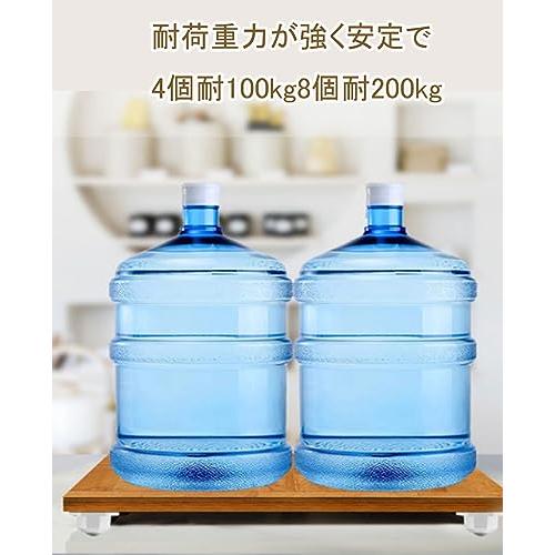 キャスター 粘着テープ式 4個セット 家具移動キャスター貼るだけキャスター 360度回転粘着ホイール耐荷重約30kg 静かに移動家具 ゴミ箱ホイ |  | 02