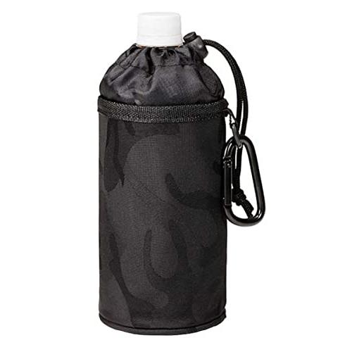 トルネ BONTE ペットボトルカバー ホルダー ケース 保冷 保温 500ml 用 カモフラ ブラック 9×9×20cm P-3563 | 