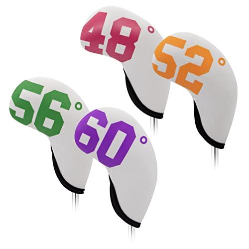 ゴルフアイアンカバーゴルフアイアンヘッドカバー セット ゴルフヘッドカバー アイアン用 ネオプレン素材 ゴルフアイアン用ヘッドカバー カラフル番 | 