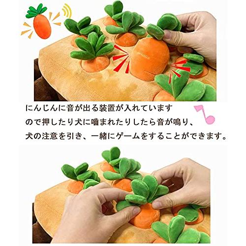 にんじん畑 にんじん収穫隊 YCYHHHWノーズワークマット 知育玩具 ペット用品 犬のおもちゃ 噛む 運動不足 ストレス解消 家の破壊防止対策 |  | 01