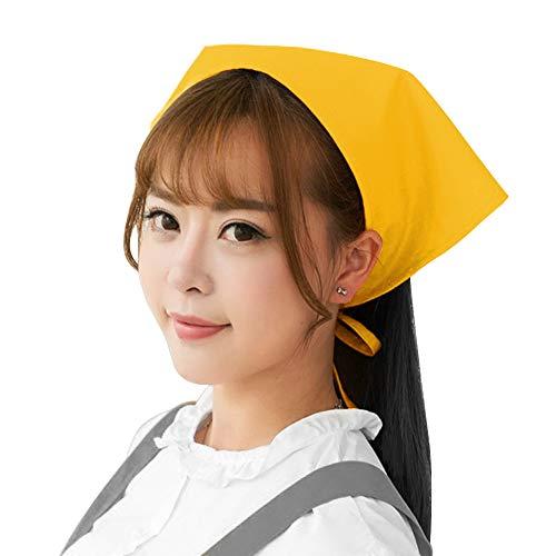 [Autuki] 三角巾 ひも式 大人用 シンプル 男女兼用 無地 料理教室 業務用 家庭用 清掃 美容院 趣味の場のご使用として!X2 | 