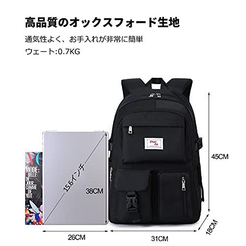 [FANDARE] リュック レディース 女の子 リュックサック 14ポケット 2層構造 大容量 15.6インチPC収納 バックパック メンズ |  | 02