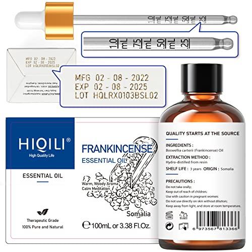 HIQILI フランキンセンス精油 100ml 天然100% エッセンシャルオイル